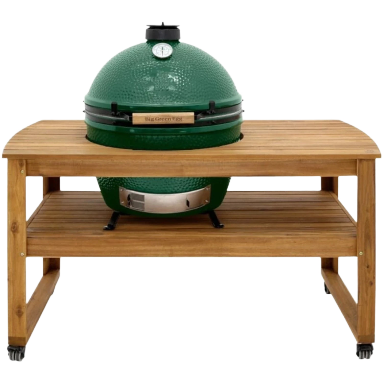 Big Green Egg 14. GRILLING - BIG GREEN EGGCESSORIES - BIG GREEN EGGCESSORIES Acacia Hardwood Table - XL