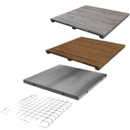 Acacia Wood Insert for Modular Nest Expansion Frame Big
