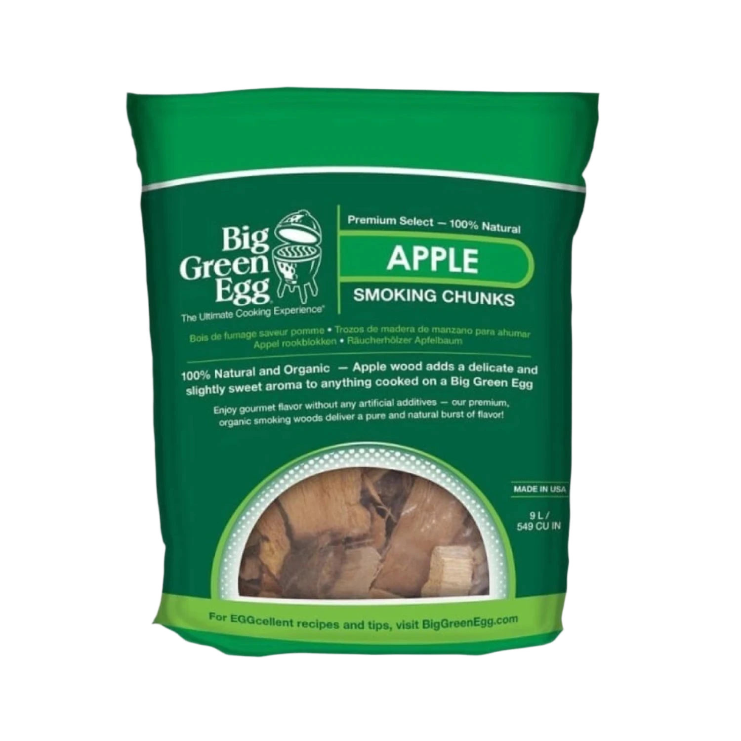 Big Green Egg 14. GRILLING - BIG GREEN EGGCESSORIES - BIG GREEN EGGCESSORIES Apple Wood Smoking Chunks