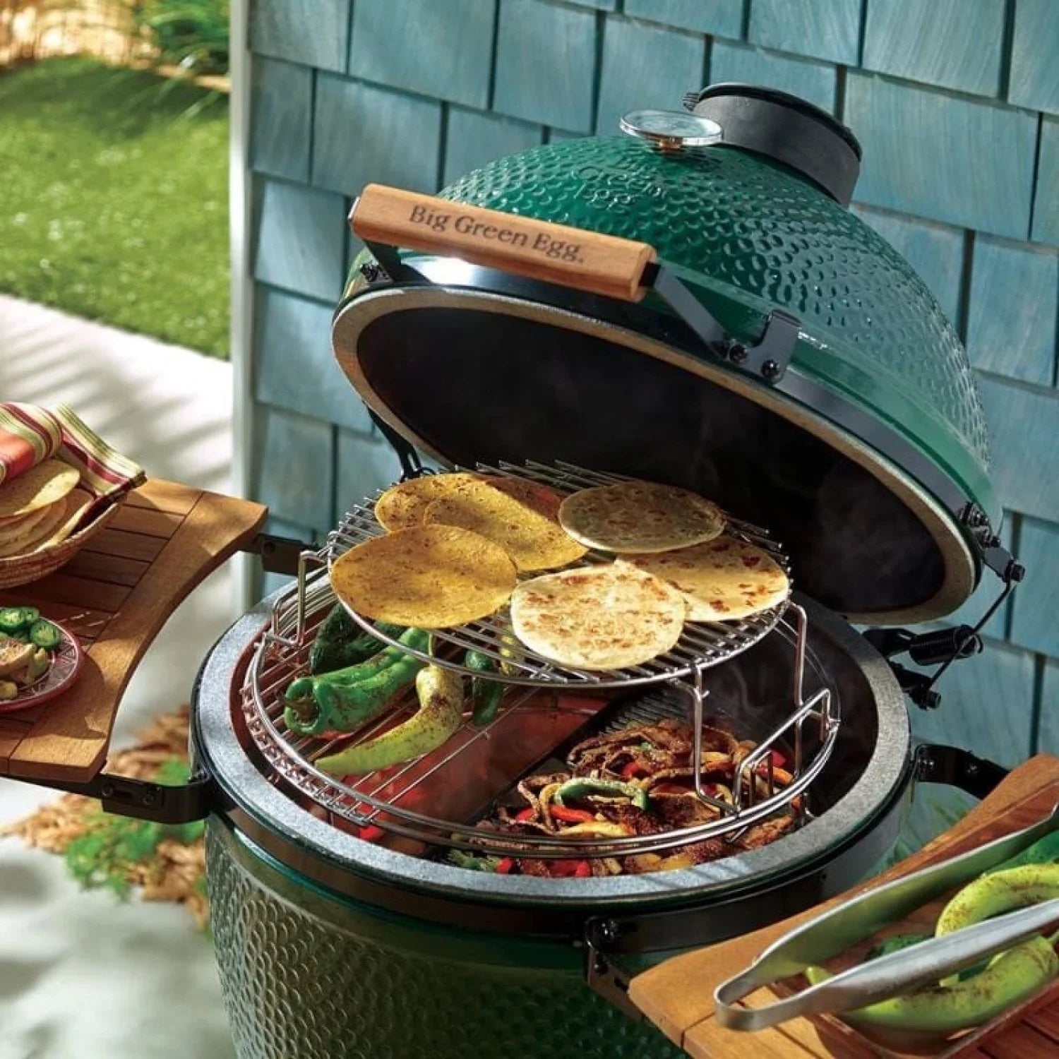 Big Green Egg 14. GRILLING - BIG GREEN EGGCESSORIES - BIG GREEN EGGCESSORIES Eggspander 5 Piece Kit - Large