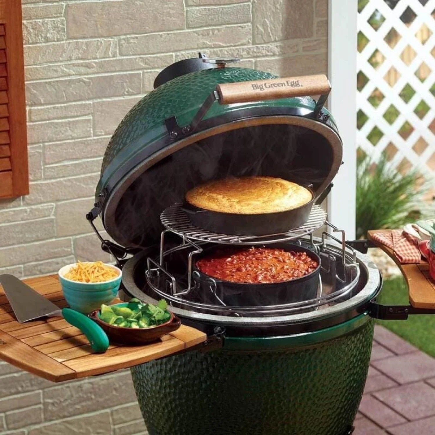 Big Green Egg 14. GRILLING - BIG GREEN EGGCESSORIES - BIG GREEN EGGCESSORIES Eggspander 5 Piece Kit - Large