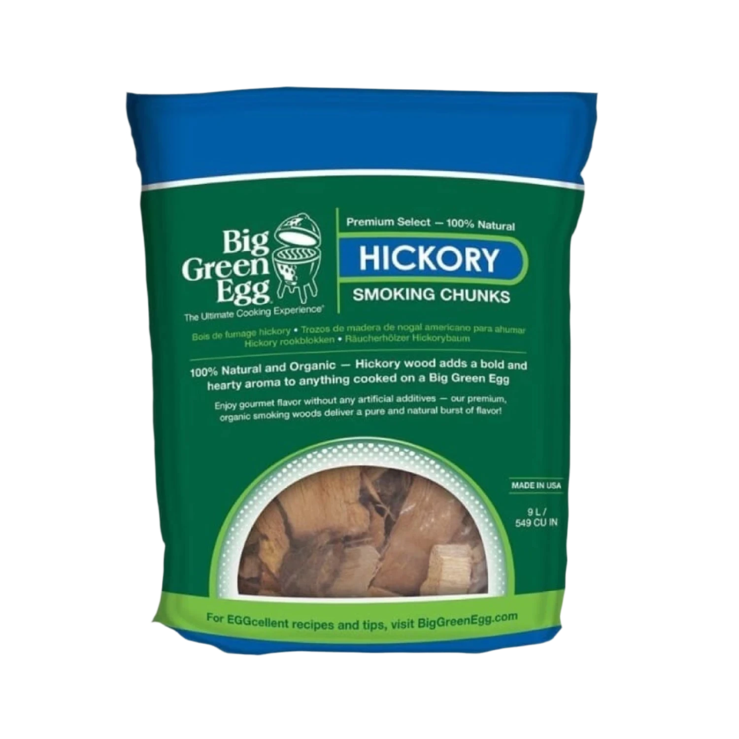 Big Green Egg 14. GRILLING - BIG GREEN EGGCESSORIES - BIG GREEN EGGCESSORIES Hickory Wood Smoking Chunks