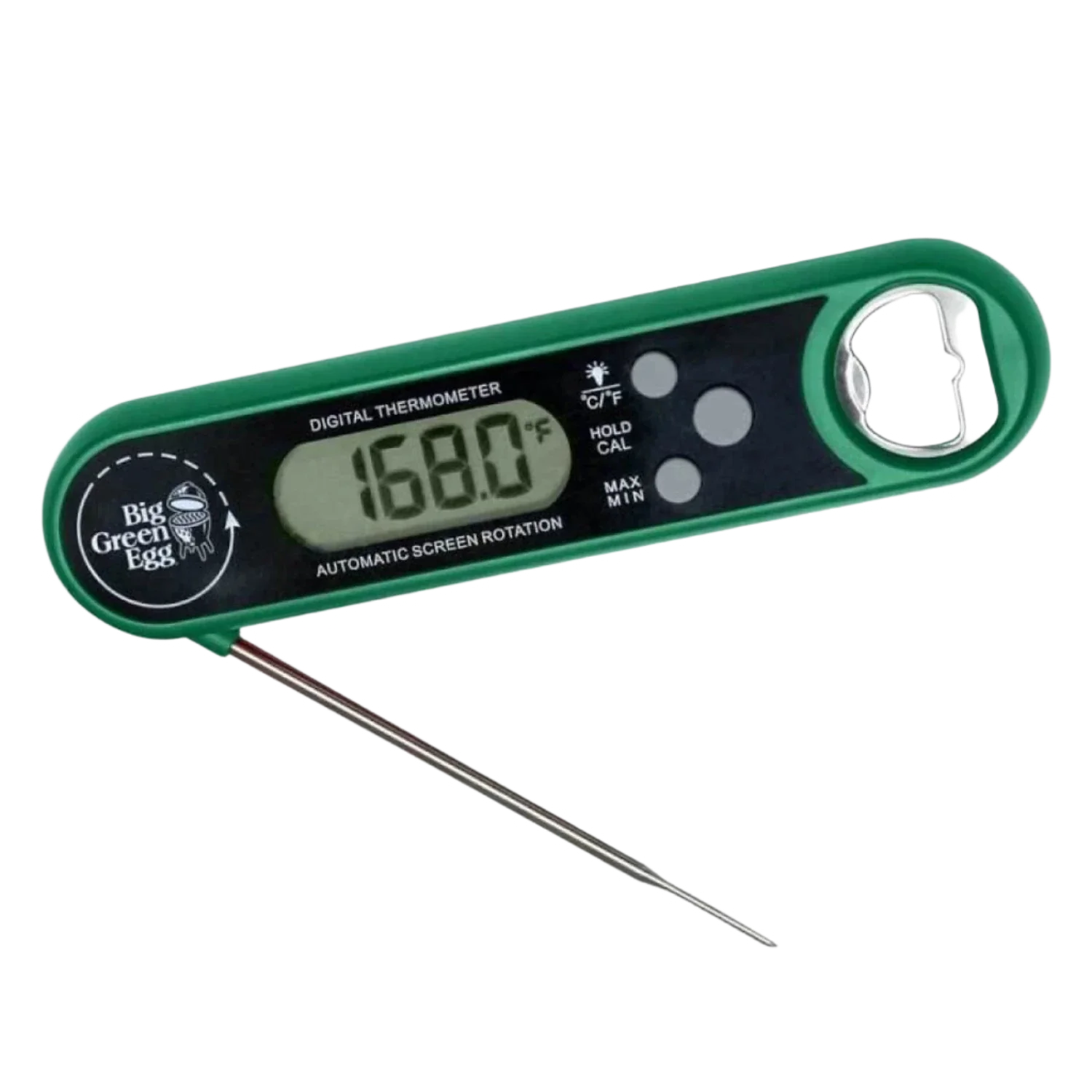 Big Green Egg 14. GRILLING - BIG GREEN EGGCESSORIES - BIG GREEN EGGCESSORIES Instant Read Thermometer with Bottle Opener