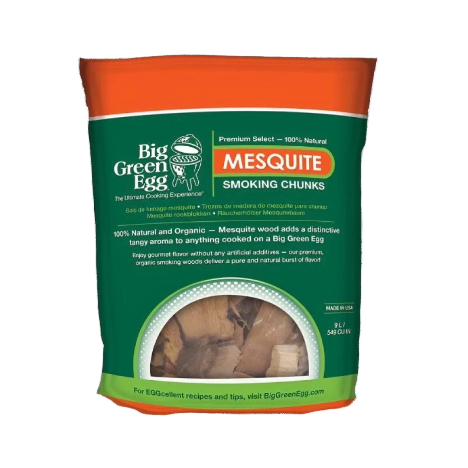 Big Green Egg 14. GRILLING - BIG GREEN EGGCESSORIES - BIG GREEN EGGCESSORIES Mesquite Wood Smoking Chunks