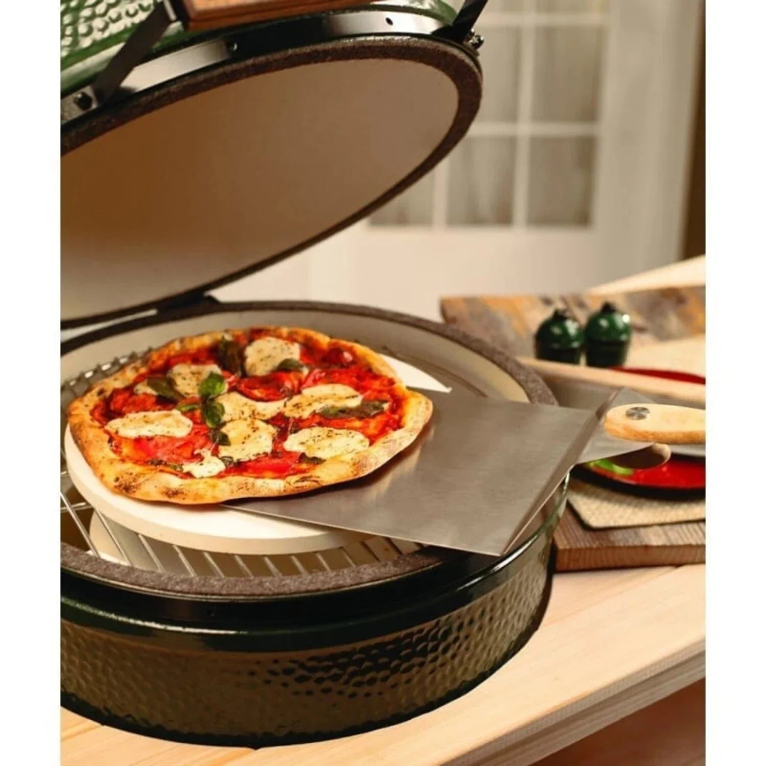 Big Green Egg 14. GRILLING - BIG GREEN EGGCESSORIES - BIG GREEN EGGCESSORIES Pizza & Baking Stone - 14 in