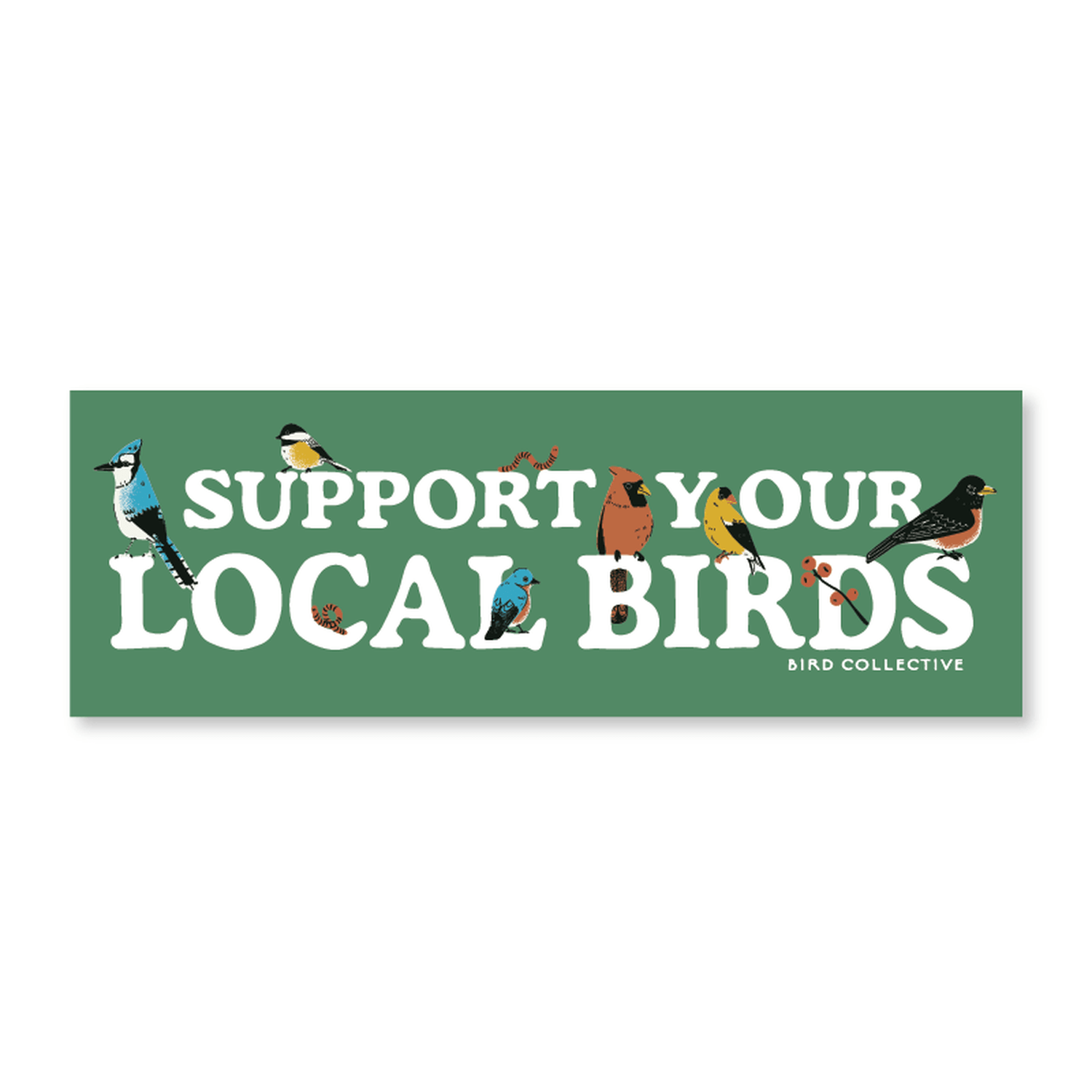 Backyard Birds Sticker Bird Collective