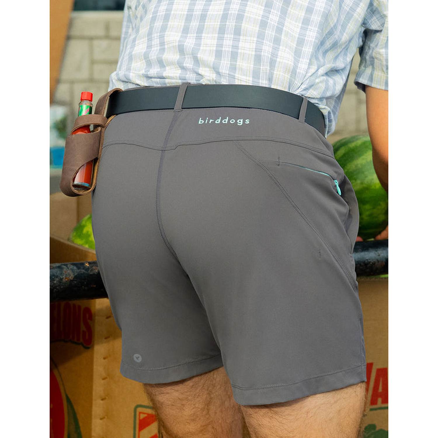 birddogs 01. MENS APPAREL - MENS SHORTS - MENS SHORTS CASUAL Men's April Big Cannons CASTLEROCK GRAY