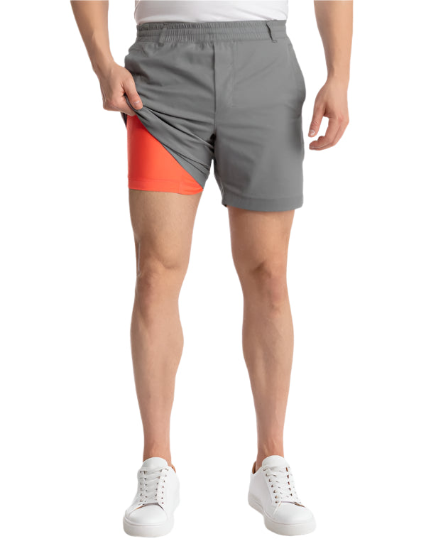 birddogs 01. MENS APPAREL - MENS SHORTS - MENS SHORTS CASUAL Men's April Big Cannons CASTLEROCK GRAY