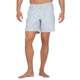 birddogs 01. MENS APPAREL - MENS SHORTS - MENS SHORTS ACTIVE Men's Brad Schittz Light Blue Leaf Shorts BLUE | WHITE