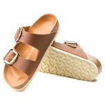 Birkenstock 05. WOMENS FOOTWEAR - WOMENS SANDALS - WOMENS SANDALS CASUAL Arizona Big Buckle Leather COGNAC