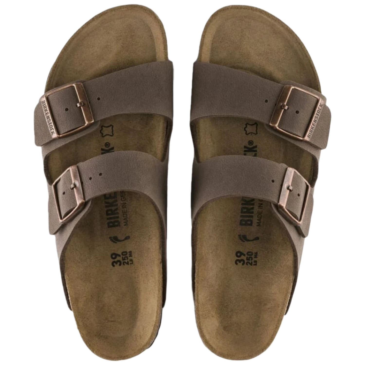 Birkenstock 05. WOMENS FOOTWEAR - WOMENS SANDALS - WOMENS SANDALS CASUAL Arizona Birkibuc MOCHA