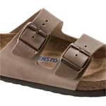 Birkenstock 05. WOMENS FOOTWEAR - WOMENS SANDALS - WOMENS SANDALS CASUAL Arizona Soft Footbed Oiled Leather TOBACCO