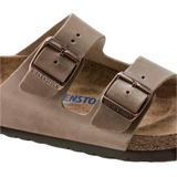 Birkenstock 05. WOMENS FOOTWEAR - WOMENS SANDALS - WOMENS SANDALS CASUAL Arizona Soft Footbed Oiled Leather TOBACCO