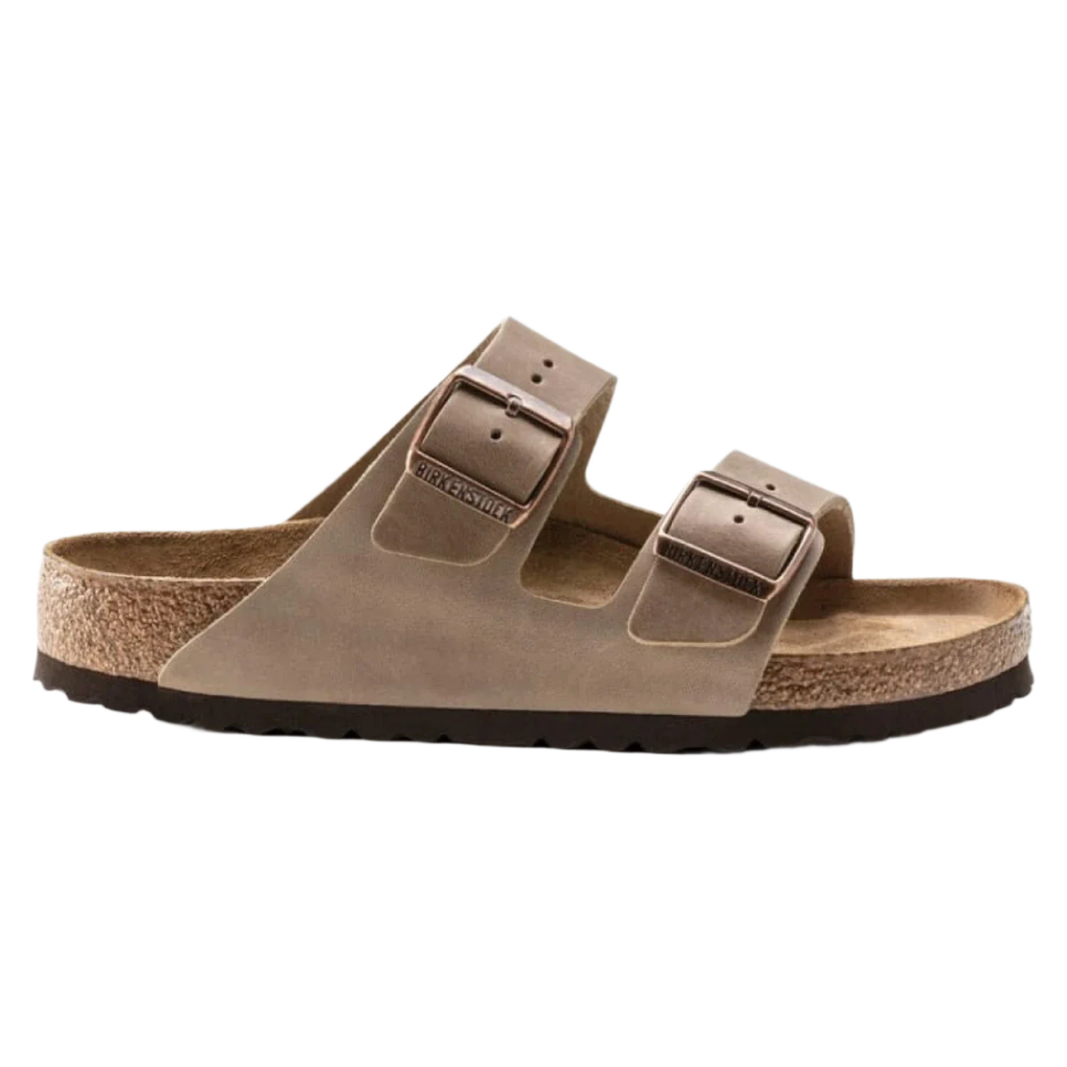 Birkenstock 05. WOMENS FOOTWEAR - WOMENS SANDALS - WOMENS SANDALS CASUAL Arizona Soft Footbed Oiled Leather TOBACCO