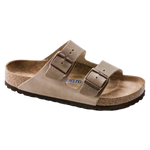 Birkenstock 05. WOMENS FOOTWEAR - WOMENS SANDALS - WOMENS SANDALS CASUAL Arizona Soft Footbed Oiled Leather TOBACCO