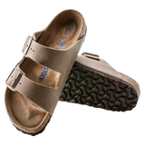 Birkenstock 05. WOMENS FOOTWEAR - WOMENS SANDALS - WOMENS SANDALS CASUAL Arizona Soft Footbed Oiled Leather TOBACCO