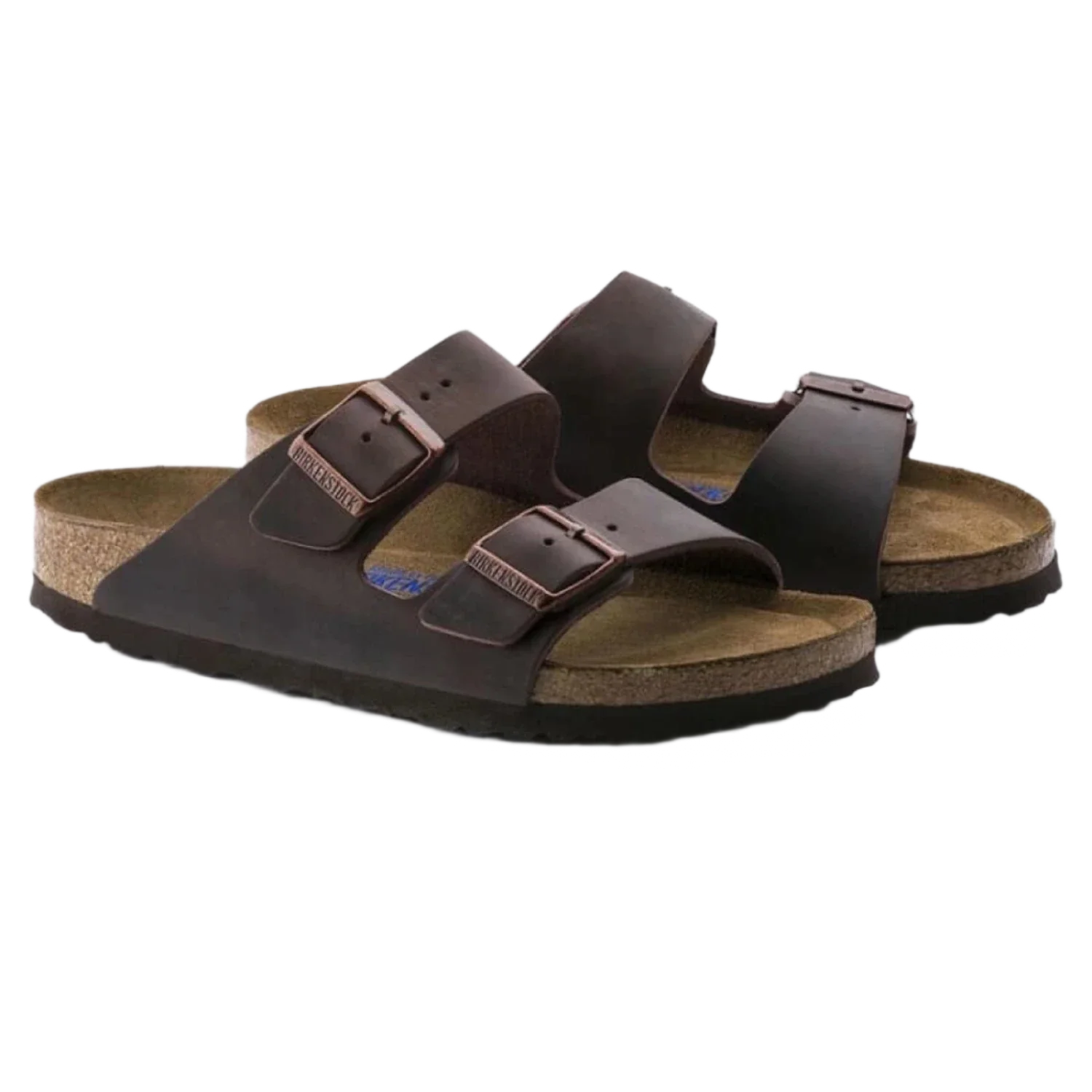 Birkenstock 05. WOMENS FOOTWEAR - WOMENS SANDALS - WOMENS SANDALS CASUAL Arizona Soft Footbed Oiled Leather HABANA