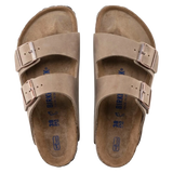 Birkenstock 05. WOMENS FOOTWEAR - WOMENS SANDALS - WOMENS SANDALS CASUAL Arizona Soft Footbed Oiled Leather TOBACCO