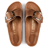 Birkenstock 05. WOMENS FOOTWEAR - WOMENS SANDALS - WOMENS SANDALS CASUAL Madrid Big Buckle Leather COGNAC