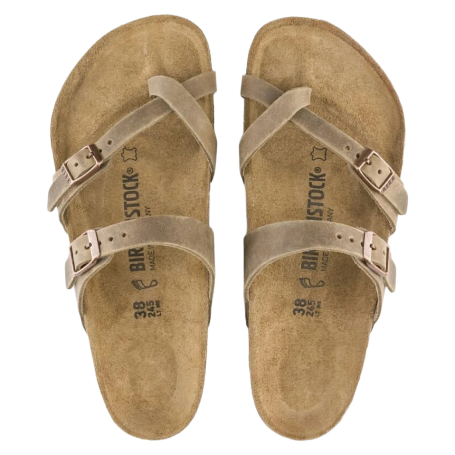 Birkenstock 04. MENS FOOTWEAR - MENS SANDALS - MENS SANDALS CASUAL Mayari Oiled Leather TOBACCO