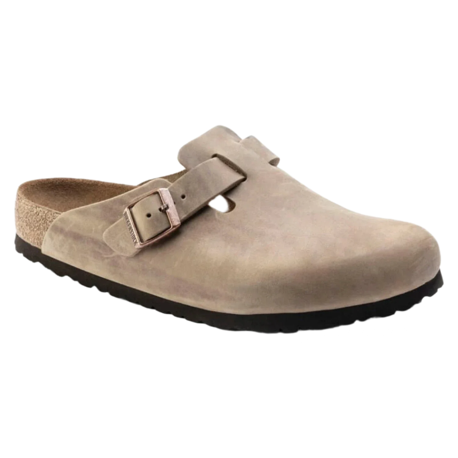 Birkenstock 04. MENS FOOTWEAR - MENS SANDALS - MENS SANDALS CASUAL Men's Boston Soft Footbed Oiled Leather TOBACCO