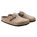 Birkenstock 04. MENS FOOTWEAR - MENS SANDALS - MENS SANDALS CASUAL Men's Boston Soft Footbed Oiled Leather TOBACCO