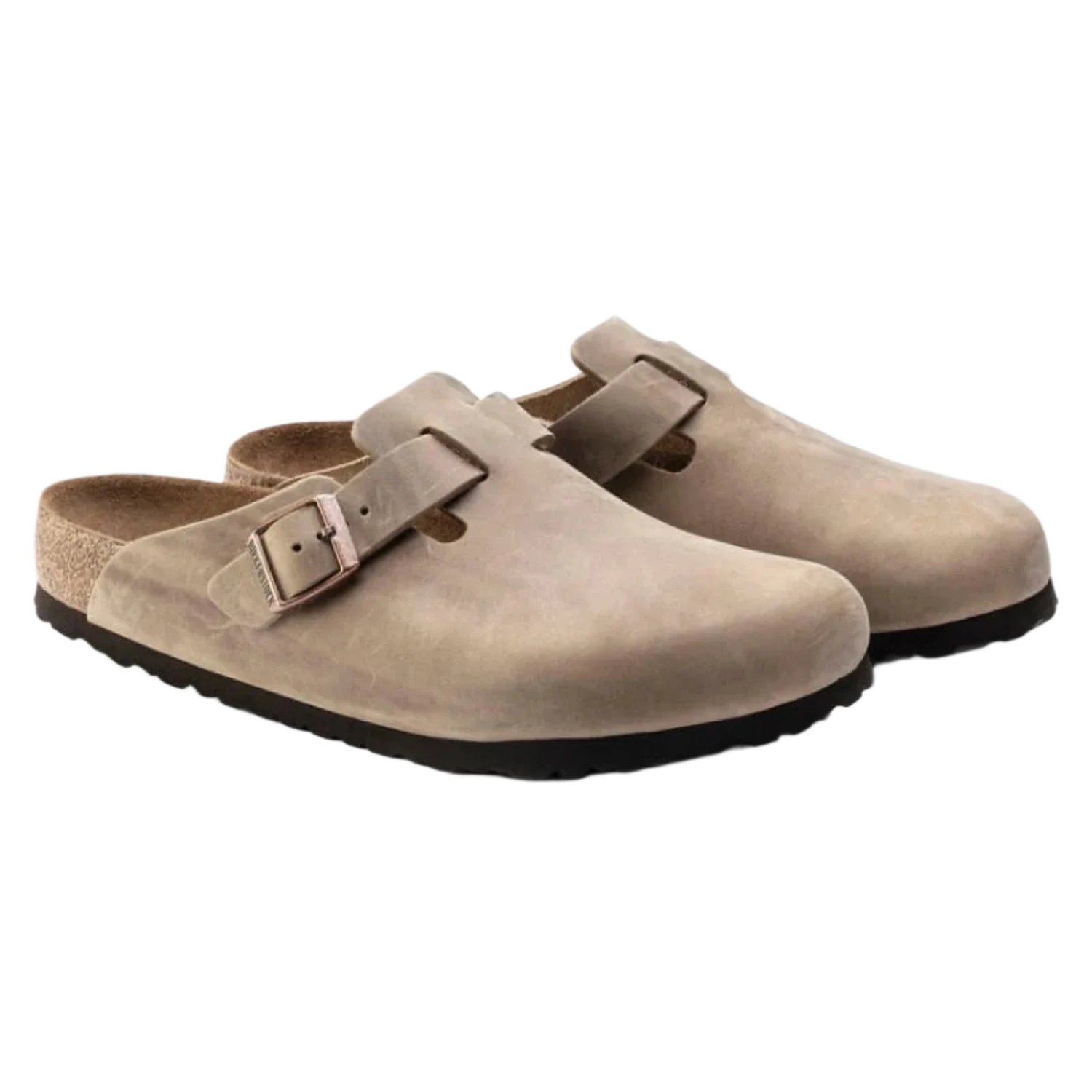 Birkenstock 04. MENS FOOTWEAR - MENS SANDALS - MENS SANDALS CASUAL Men's Boston Soft Footbed Oiled Leather TOBACCO