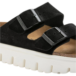 Birkenstock 05. WOMENS FOOTWEAR - WOMENS SANDALS - WOMENS SANDALS CASUAL Women's Arizona Chunky Suede Leather BLACK