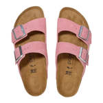 Birkenstock 05. WOMENS FOOTWEAR - WOMENS SANDALS - WOMENS SANDALS CASUAL Women's Arizona Chunky Suede Leather CANDY PINK