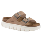 Birkenstock 05. WOMENS FOOTWEAR - WOMENS SANDALS - WOMENS SANDALS CASUAL Women's Arizona Chunky Suede Leather WARM SAND