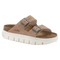 Birkenstock 05. WOMENS FOOTWEAR - WOMENS SANDALS - WOMENS SANDALS CASUAL Women's Arizona Chunky Suede Leather WARM SAND