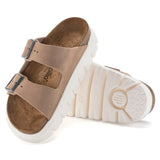 Birkenstock 05. WOMENS FOOTWEAR - WOMENS SANDALS - WOMENS SANDALS CASUAL Women's Arizona Chunky Suede Leather WARM SAND