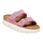 Birkenstock 05. WOMENS FOOTWEAR - WOMENS SANDALS - WOMENS SANDALS CASUAL Women's Arizona Chunky Suede Leather CANDY PINK