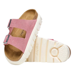 Birkenstock 05. WOMENS FOOTWEAR - WOMENS SANDALS - WOMENS SANDALS CASUAL Women's Arizona Chunky Suede Leather CANDY PINK