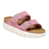 Birkenstock 05. WOMENS FOOTWEAR - WOMENS SANDALS - WOMENS SANDALS CASUAL Women's Arizona Chunky Suede Leather CANDY PINK