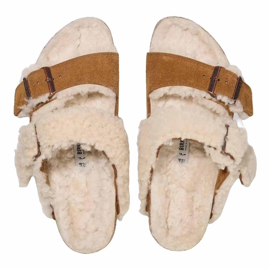 Women’s Arizona Shearling Suede Leather Birkenstock
