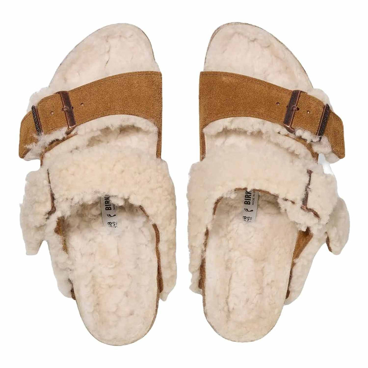 Women’s Arizona Shearling Suede Leather Birkenstock