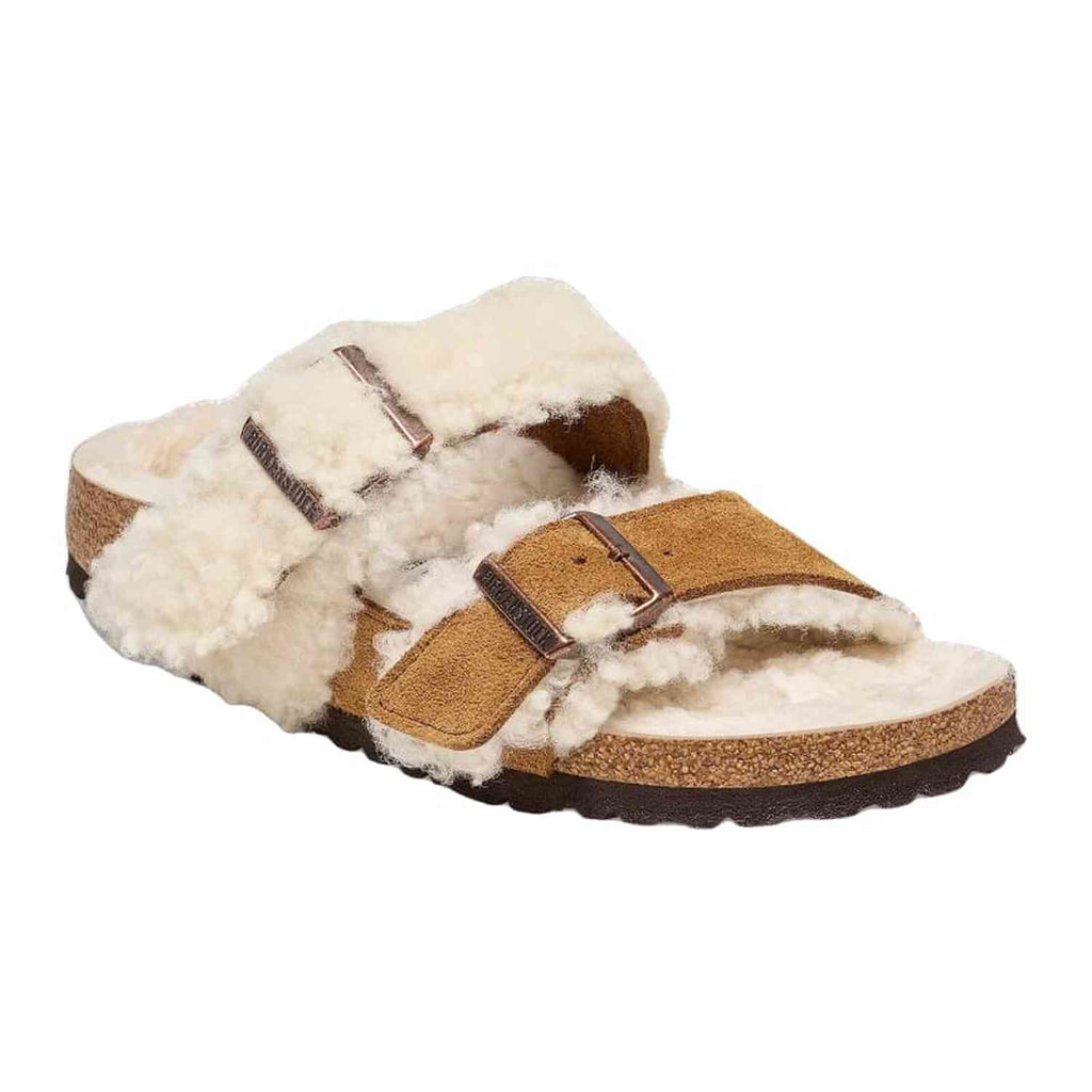 Women’s Arizona Shearling Suede Leather Birkenstock - TEDDY