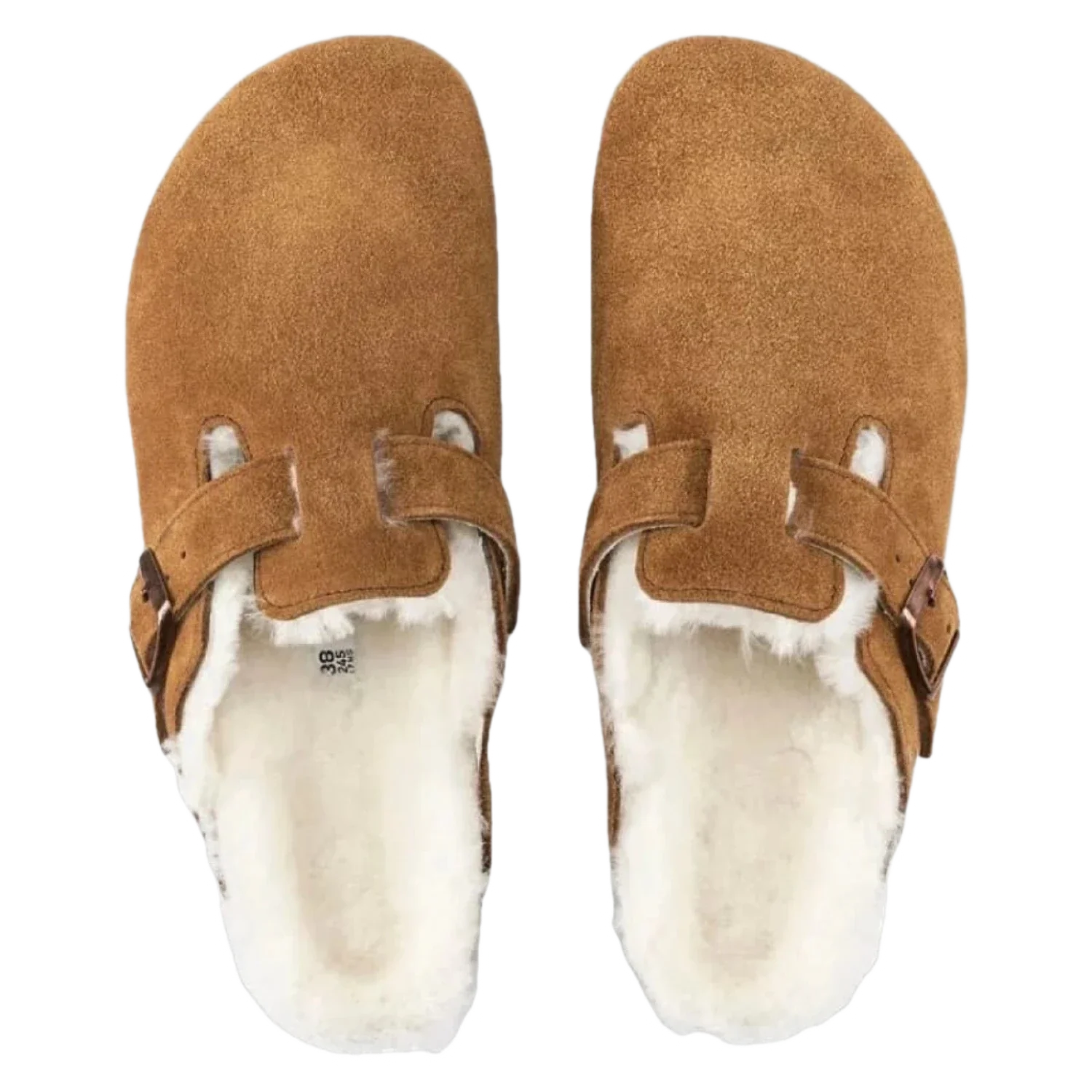 Birkenstock 05. WOMENS FOOTWEAR - WOMENS SANDALS - WOMENS SANDALS CASUAL Women's Boston Shearling Suede Leather MINK