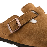 Birkenstock 05. WOMENS FOOTWEAR - WOMENS SANDALS - WOMENS SANDALS CASUAL Women's Boston Shearling Suede Leather MINK