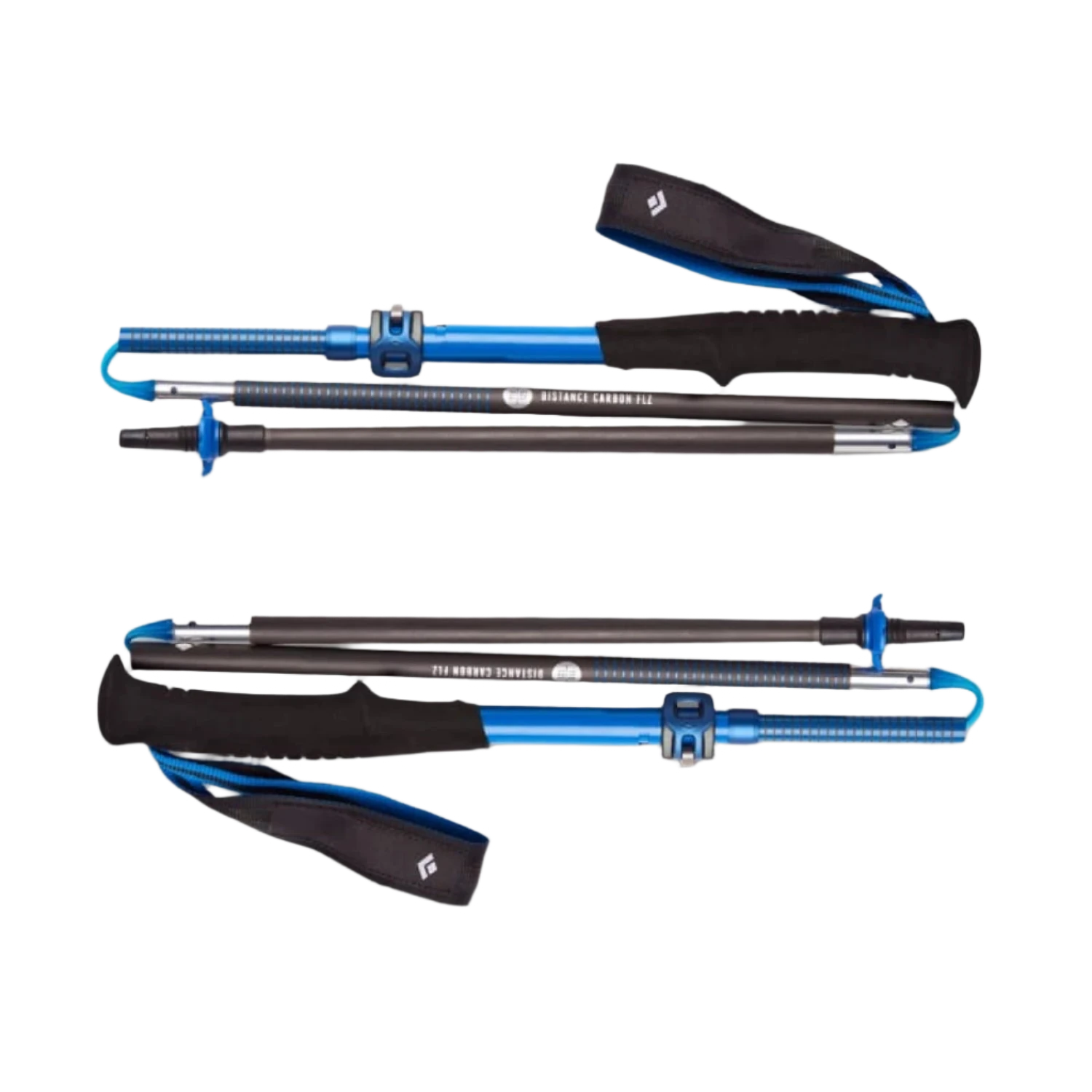 Black Diamond HARDGOODS - CAMP|HIKE|TRAVEL - TREKKING POLES Distance Carbon FLZ Trekking/Running Poles ULTRA BLUE