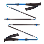 Black Diamond HARDGOODS - CAMP|HIKE|TRAVEL - TREKKING POLES Distance Carbon FLZ Trekking/Running Poles ULTRA BLUE