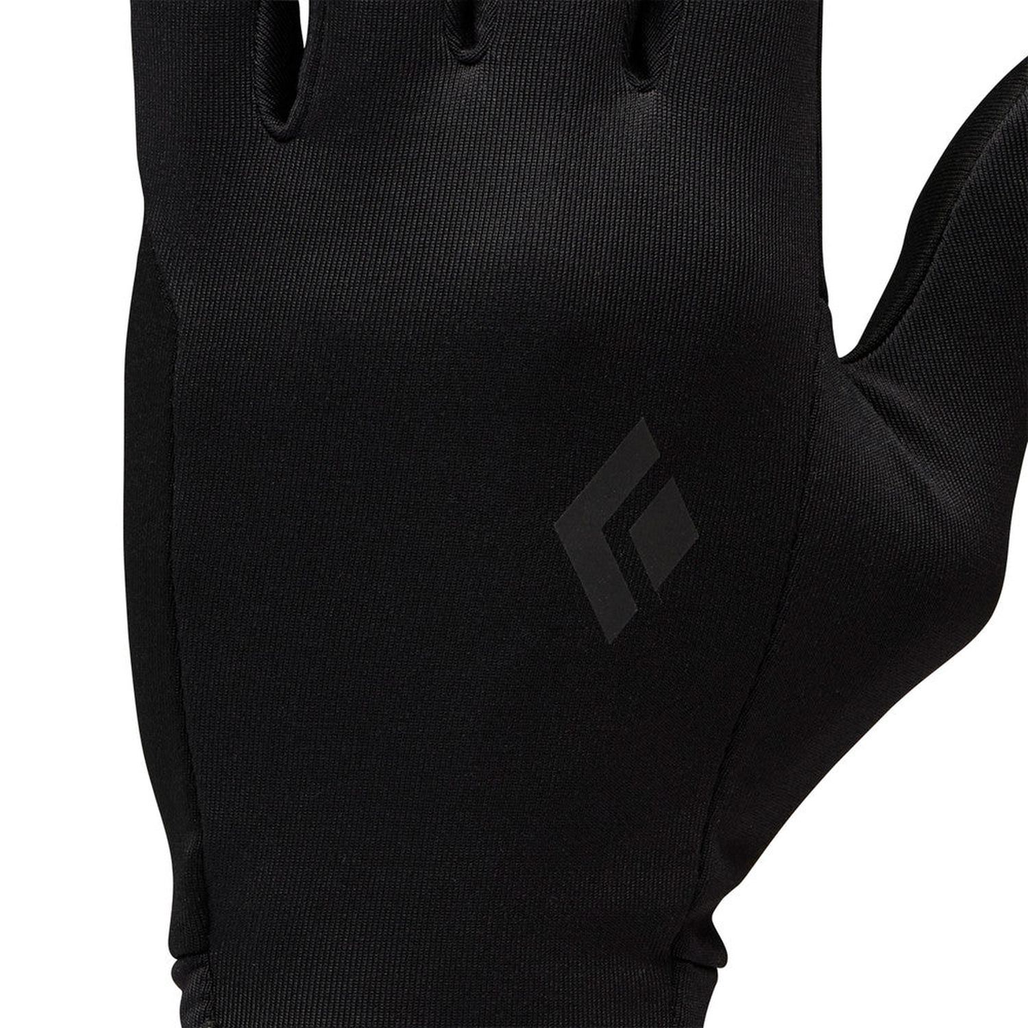 Black Diamond 10. GIFTS|ACCESSORIES - MENS ACCESSORIES - MENS GLOVES CASUAL Lightweight Screentap Liners BLACK