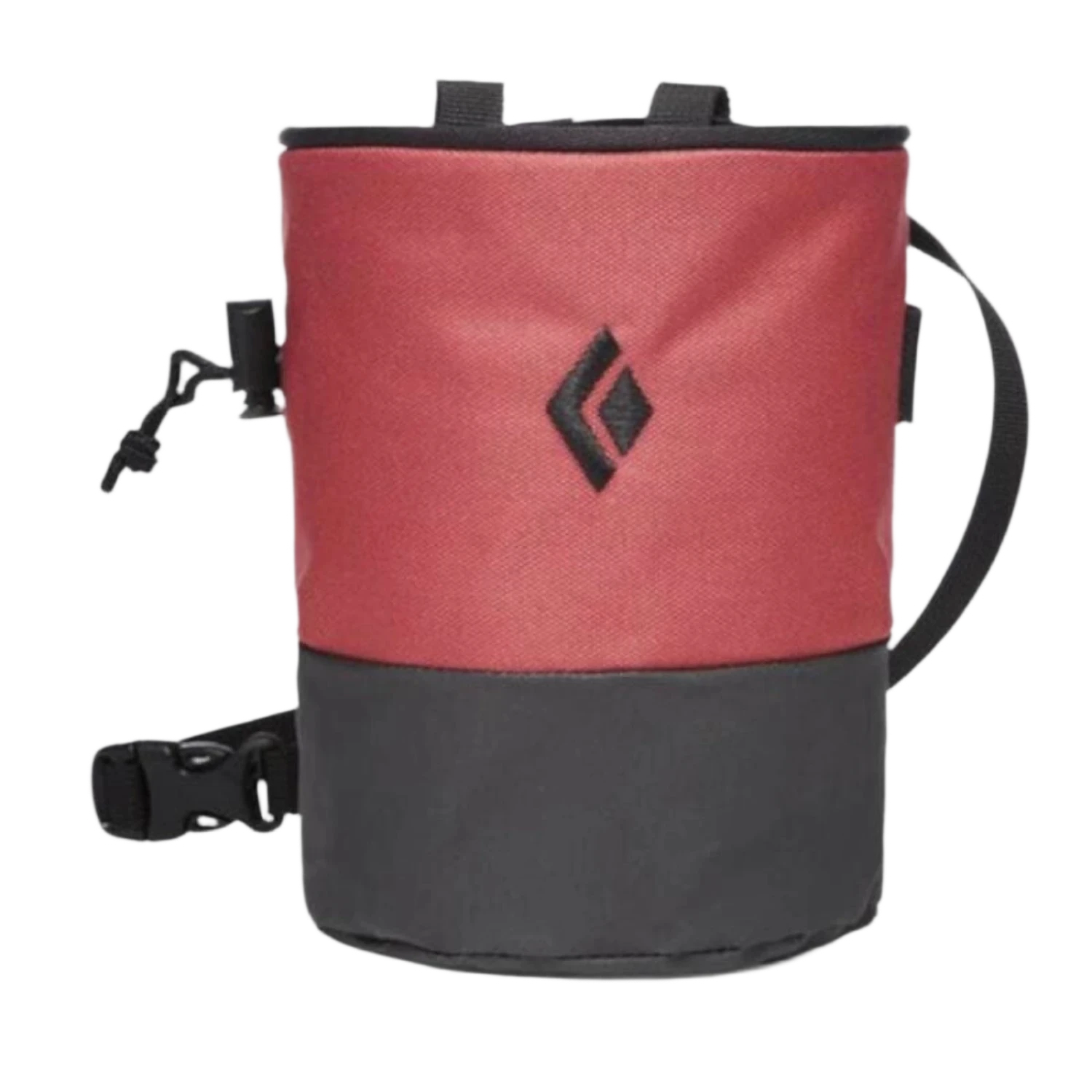 Black Diamond HARDGOODS - CLIMBING - GENERAL ACCESSORY Mojo Zip Chalk Bag ROSE | SLATE