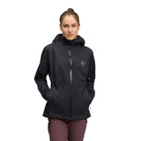 Black Diamond 02. WOMENS APPAREL - WOMENS JACKETS - WOMENS JACKETS RAIN Women's Fineline Stretch Shell 0002 BLACK