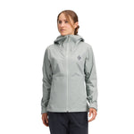 Black Diamond 02. WOMENS APPAREL - WOMENS JACKETS - WOMENS JACKETS RAIN Women's Fineline Stretch Shell 3061 AGAVE