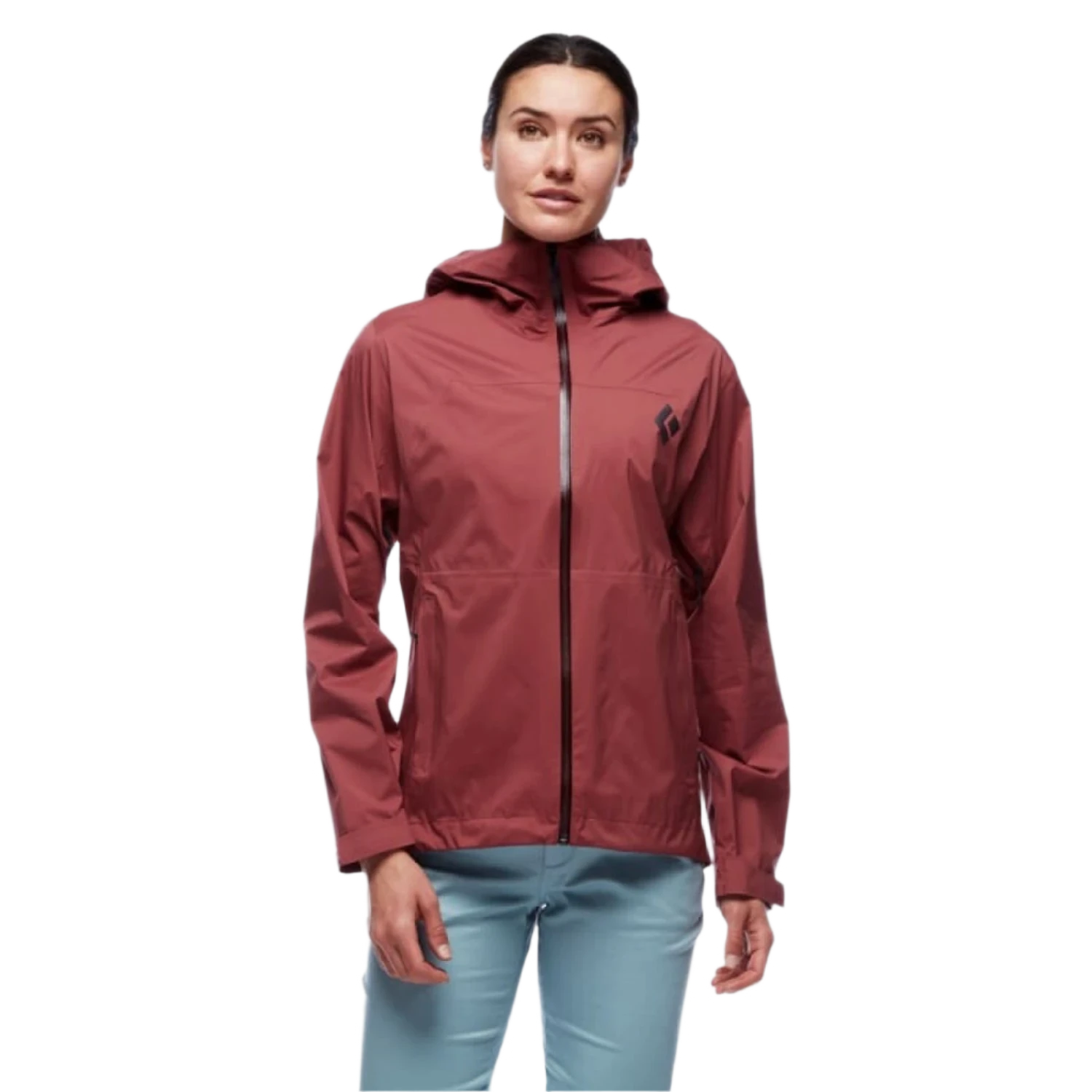 Black Diamond 02. WOMENS APPAREL - WOMENS JACKETS - WOMENS JACKETS RAIN Women's Stormline Stretch Rain Shell CHERRY