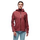 Black Diamond 02. WOMENS APPAREL - WOMENS JACKETS - WOMENS JACKETS RAIN Women's Stormline Stretch Rain Shell CHERRY