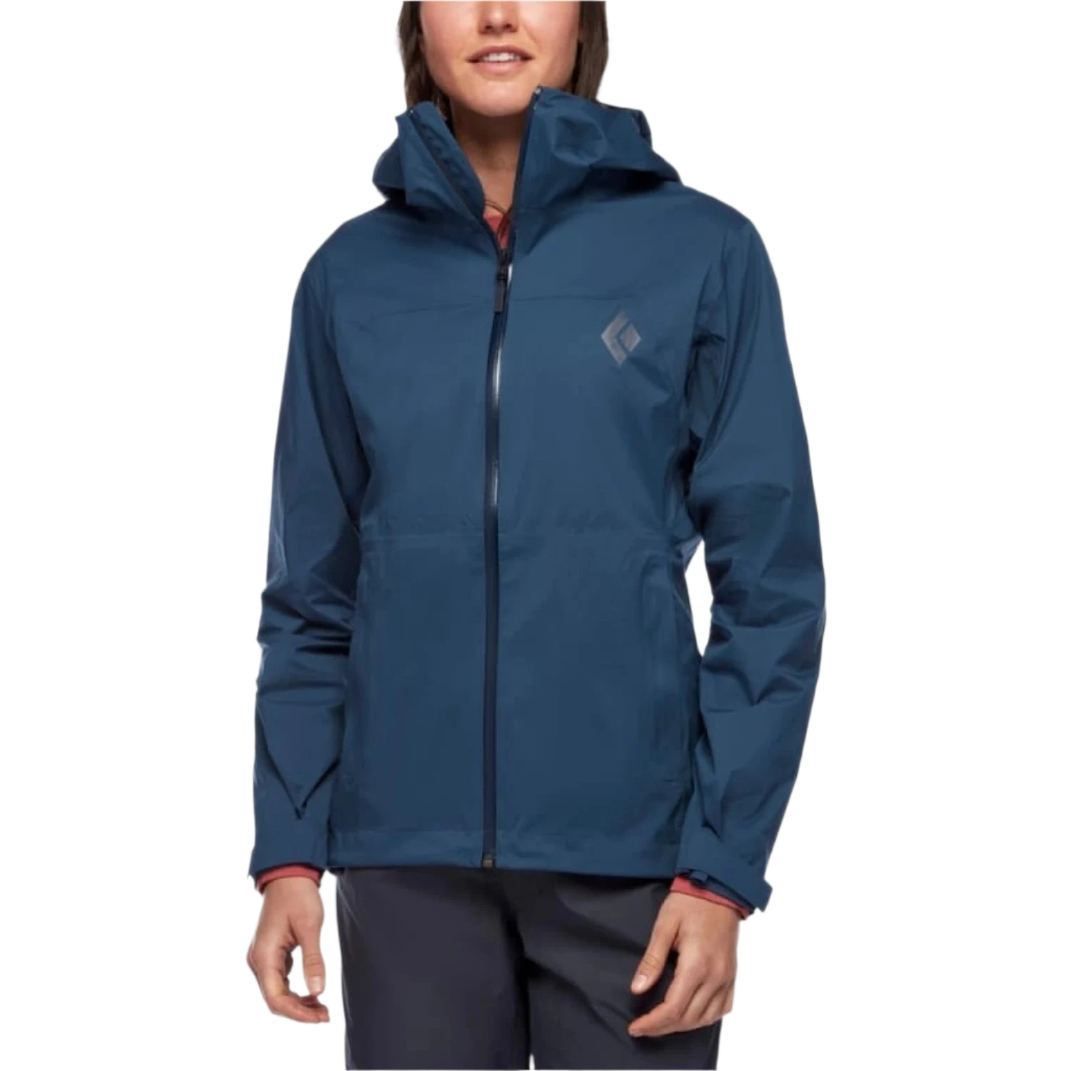 Black Diamond 02. WOMENS APPAREL - WOMENS JACKETS - WOMENS JACKETS RAIN Women's Stormline Stretch Rain Shell CHERRY