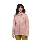 Black Diamond 02. WOMENS APPAREL - WOMENS JACKETS - WOMENS JACKETS RAIN Women's Stormline Stretch Rain Shell PINK